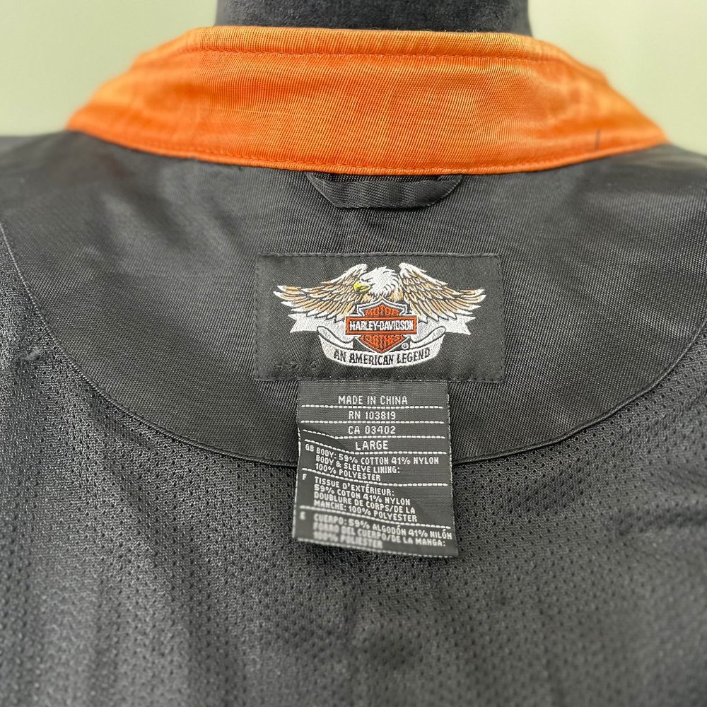 Rare Harley Davidson Womens Jacket Size Large Gem